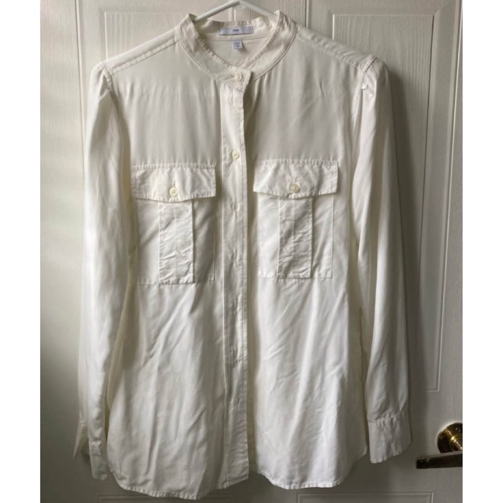 Modal soft white/cream blouse